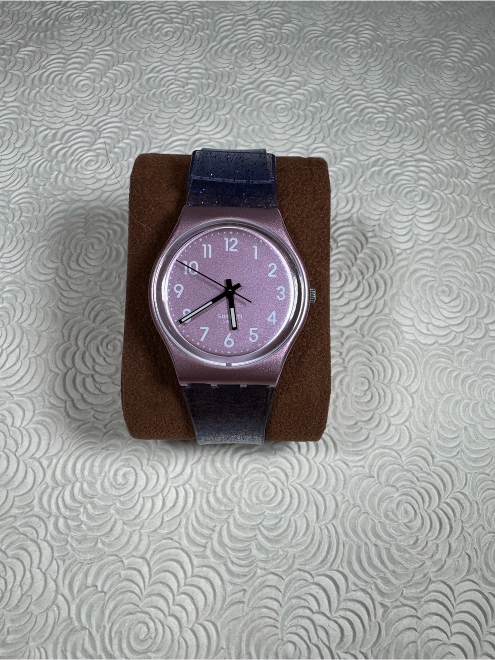 SWATCH Flaky Pink GP136 retired pink and purple watch - retro 80’s style!